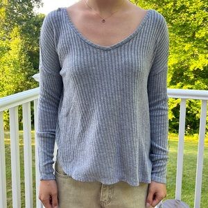 AMERICAN EAGLE soft and sexy collection, ribbed long sleeve XS/S
